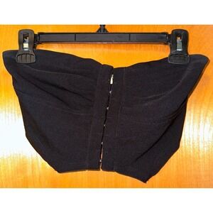 Tic Toc Black Strapless Corset Top Size Small